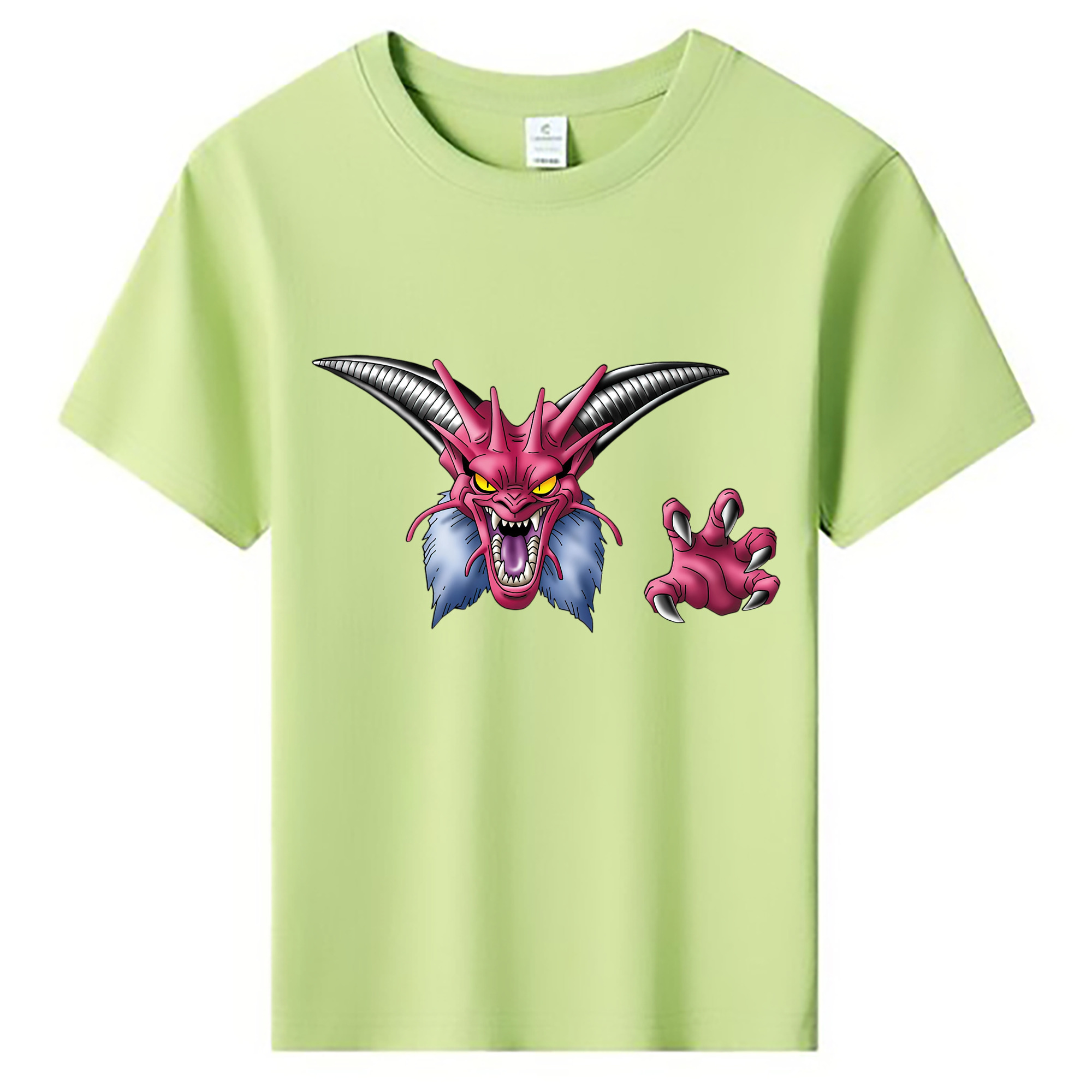 （画像用） ドラゴンクエスト Doragon Kuesuto Dragon Quest 綿100％キッズTシャツ（フロントプリント）